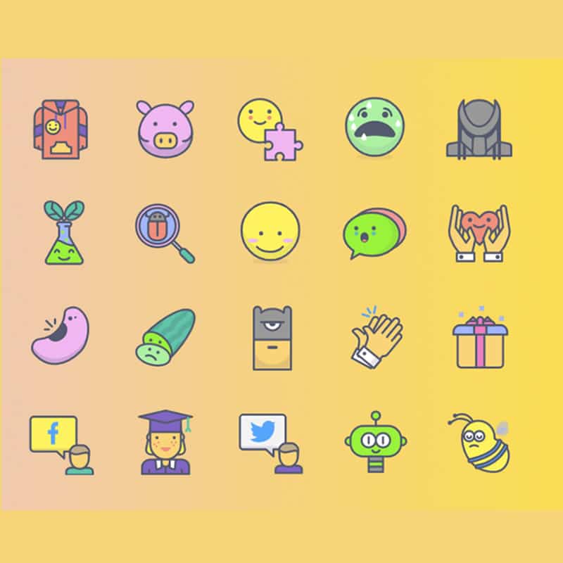 Emojious Icons (AI, SVG, PNG)