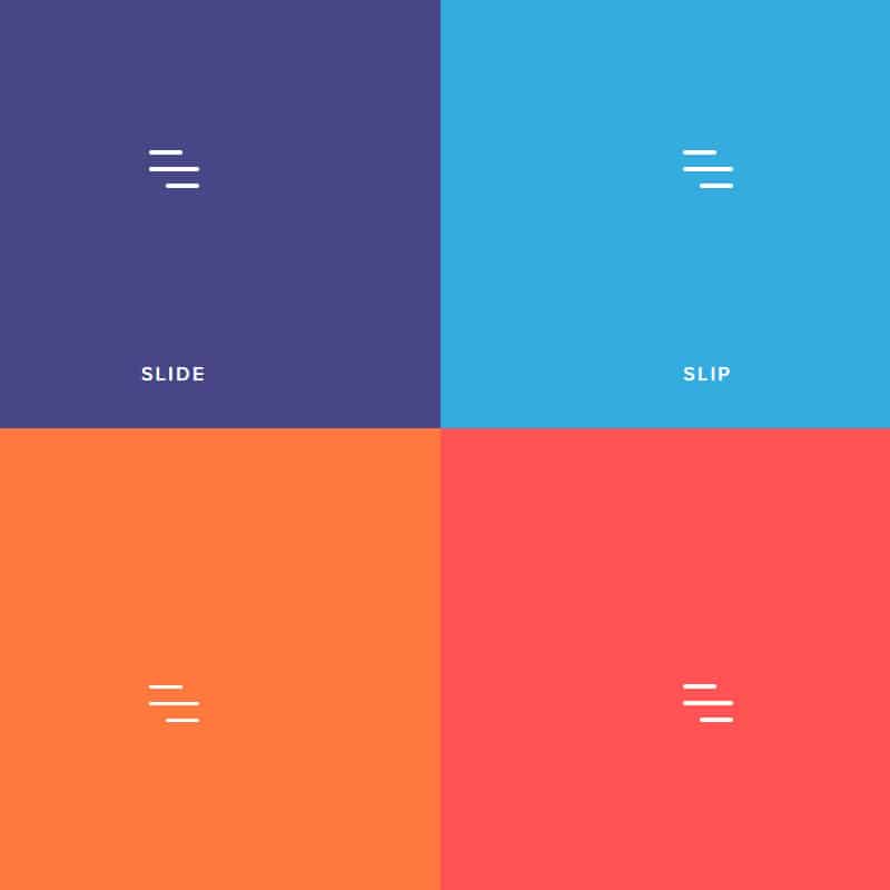 Animated CSS burger components