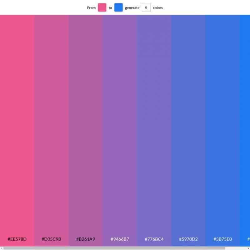 Tool to generate colors