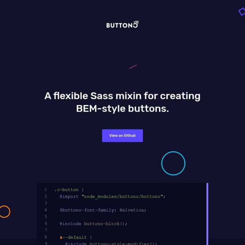 Buttono - create nice buttons in an easy way