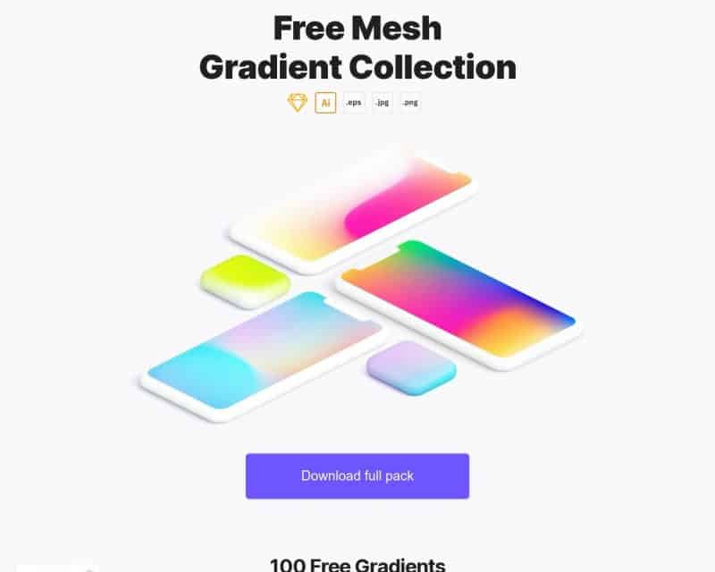 free mesh gradient collection